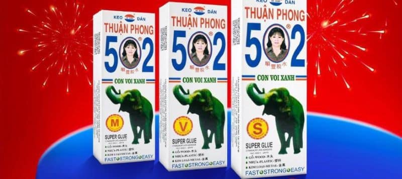 Tìm mua keo dán sắt hiệu con voi xanh cần chọn thương hiệu đang tin cậy