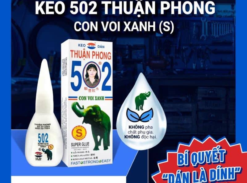 Keo Con Voi Xanh thương hiệu Thuận Phong đảm bảo 100% chính hãng 