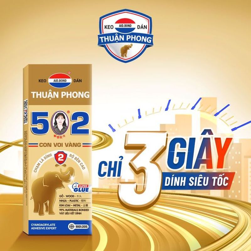 Keo 502 chuyên dụng con Voi Vàng 2