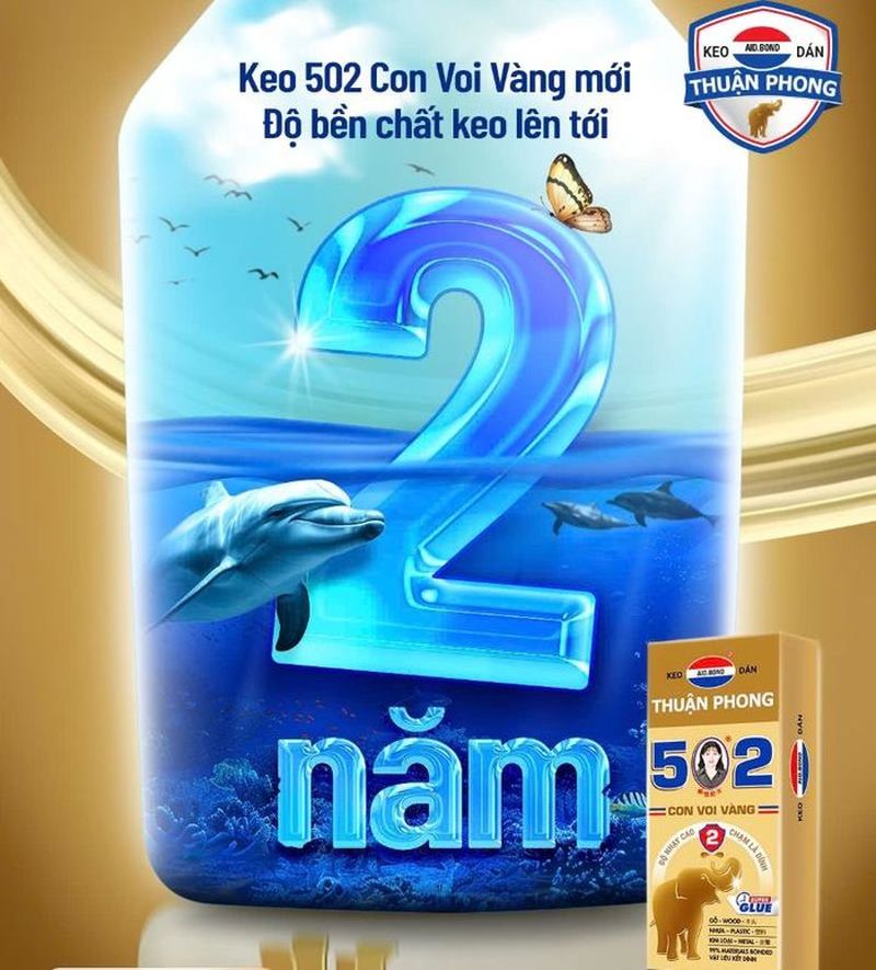 Hạn dùng của keo lên tới 02 năm