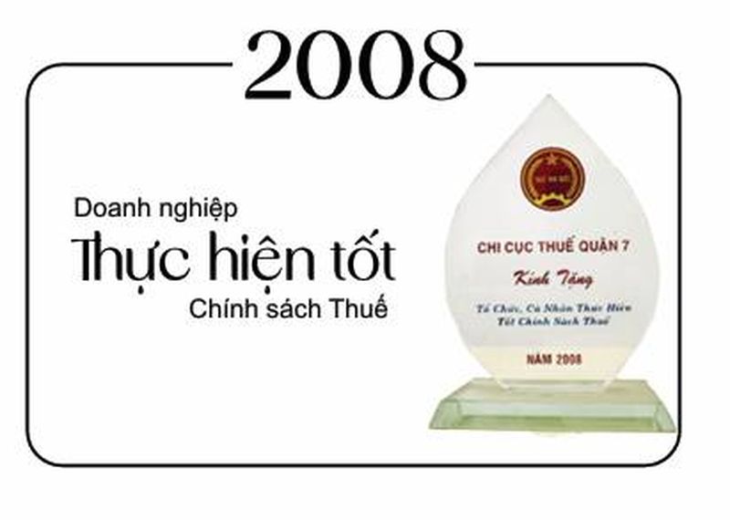 Giải thưởng Keo Dán Thuận Phong nhận được