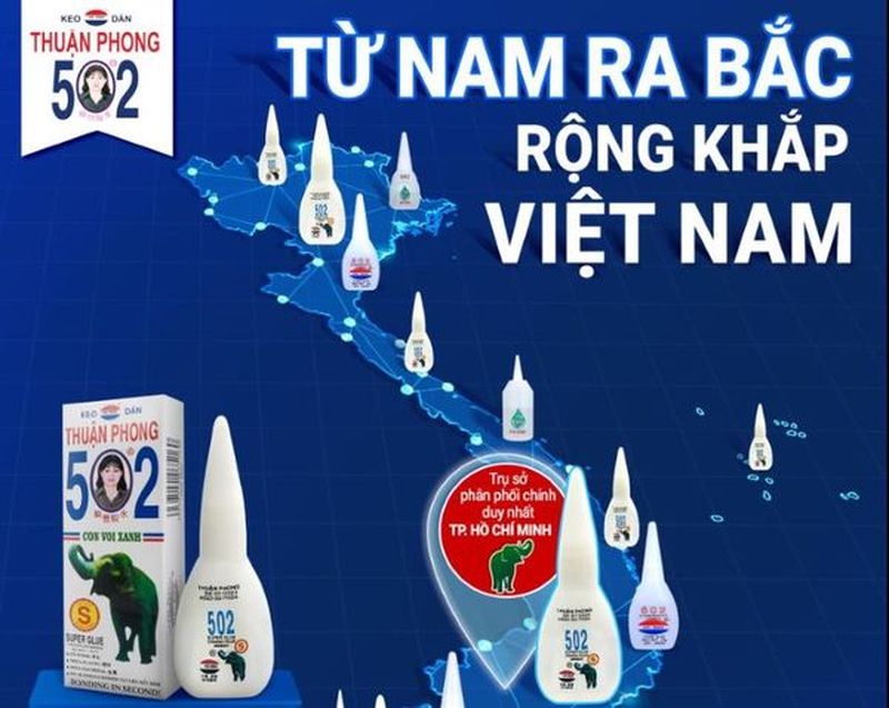Thuận Phong có hơn 100.000 đại lý phân phối keo dán trên toàn quốc