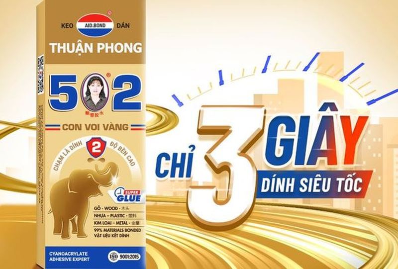 Keo 502 chuyên dụng vàng 2