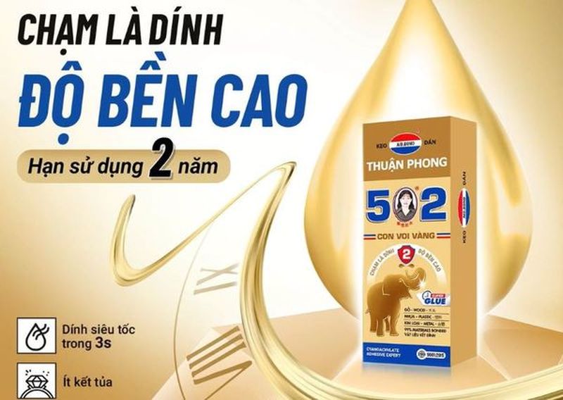 Keo 502 vàng