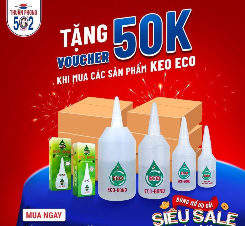Mua Keo Eco tại các điểm chính hãng và đăng ký nhận các khuyến mại hấp dẫn từ công ty