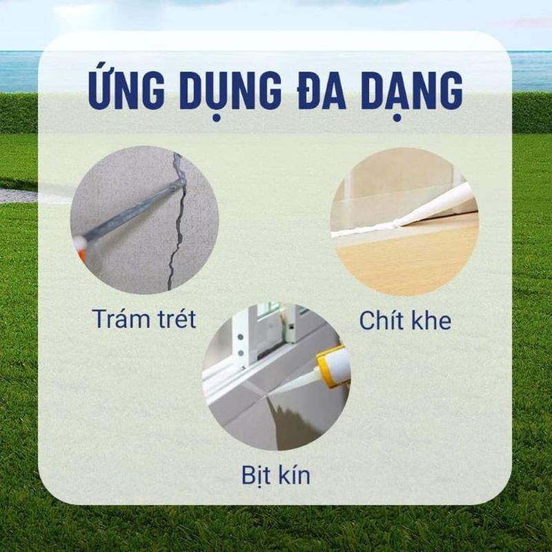 Keo silicone có đa dạng ứng dụng thực tế