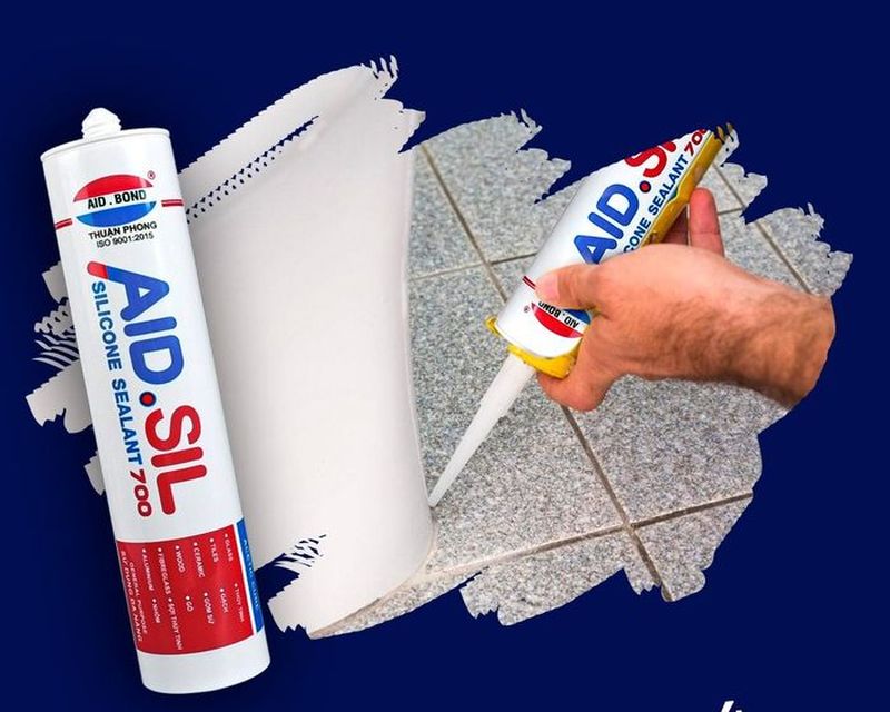 Keo Silicon AID.SIL A700 sử dụng phổ biến trong nội thất