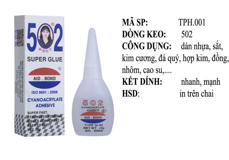 Đặc điểm của Keo 502 AB