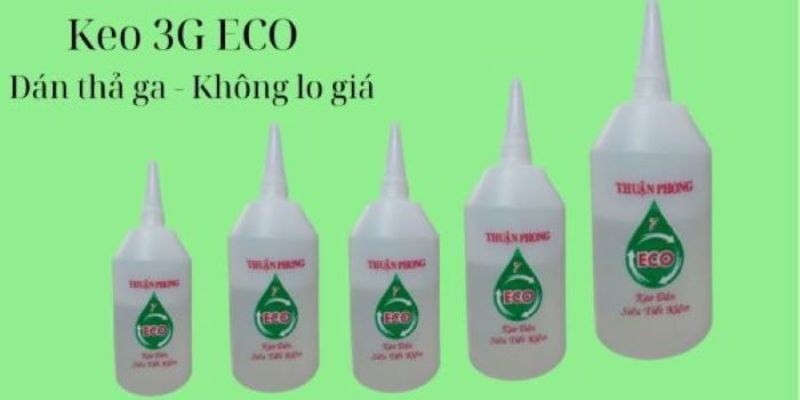 Các đơn vị sản xuất đồ handmade rất ưa chuộng dùng Keo 3G ECO