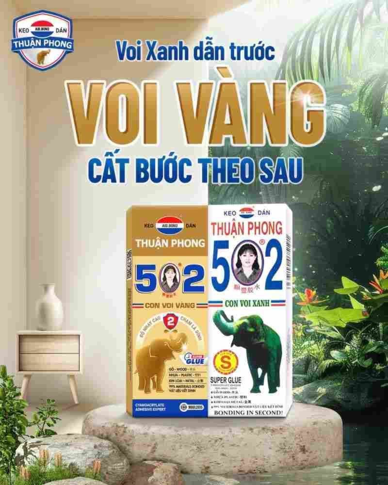 Keo Dán Thuận Phong có nhiều dòng keo 502 chất lượng cao