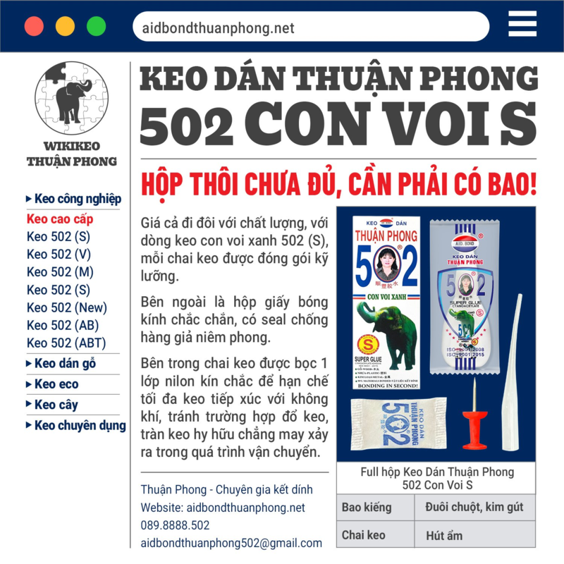 Kinh Doanh keo 502 có dễ bán hay không?